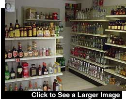 Liquor Store on the inside